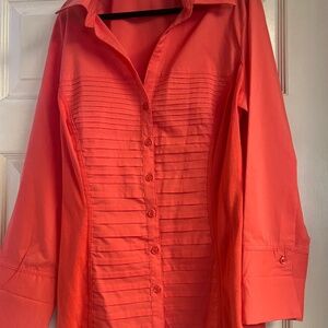 Zac and Rachel orange shirt large